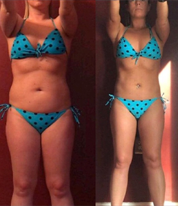 Megan before and after photo